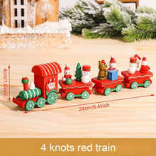 Load image into Gallery viewer, Merry Christmas Wooden Train Ornament Christmas Decoration For Home Santa Claus Gift Natal Navidad Noel 2022 New Year Xmas Decor
