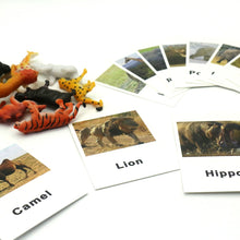 Load image into Gallery viewer, Montessori Animal Matching Cards
