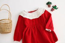 Load image into Gallery viewer, Baby Knitted Winter Romper
