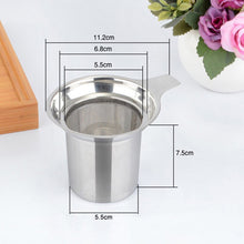 Load image into Gallery viewer, Reusable Stainless Steel Mesh Tea Infuser Tea Strainer Teapot Tea Leaf Spice Filter Drinkware Kitchen Accessories
