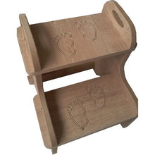 Load image into Gallery viewer, Wooden Toddler Step Stool
