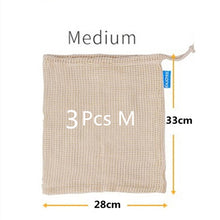 Load image into Gallery viewer, Cotton Mesh Reusable Produce Bags
