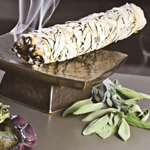 Load image into Gallery viewer, Natural White Sage Grass Bundle Smudge Sticks Pure Leaf Smoky Indoor Purification Grass Incense Home Office Cleansing
