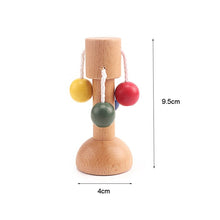 Load image into Gallery viewer, Montessori Toddler Infant Vocal Toys Bell Wooden Cage Bell Brain Sound Development Educational Toy Beech Wood Early Educational
