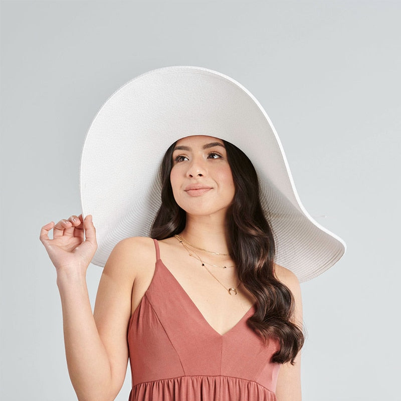 70cm Ins Fashion Summer Large Wide Brim Hats SunHat For Women Big
