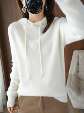 Load image into Gallery viewer, Cashmere Hooded Pullover
