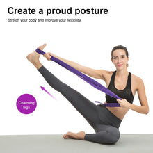Load image into Gallery viewer, 180cm Yoga Strap - Durable Cotton Exercise Strap with Adjustable D-ring Buckle for Flexibility in Yoga, Stretching and Pilates
