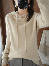 Load image into Gallery viewer, Cashmere Hooded Pullover
