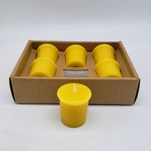 Load image into Gallery viewer, Beeswax Honey Tea Light Candles
