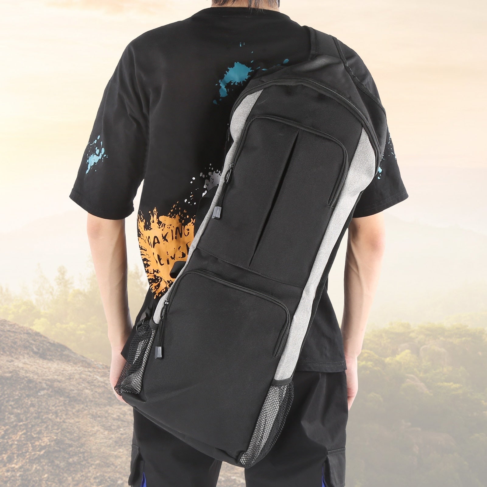 Multi‑function Yoga Mat Bag Gym Backpack Large Capacity Yoga Bag Lugga – RevolutionYoga