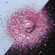 Load image into Gallery viewer, 50G Cosmetic glitter PET eco-friendly litter powder Nail art Decoration Color shift glitter Mermaid Dreams ,Holographic Glitter
