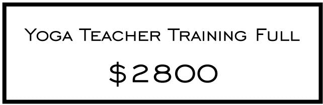 Yara Teacher Training Full Payment $2800