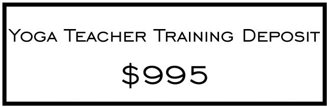 Revolution Yoga Teacher Training Payment Installment $995